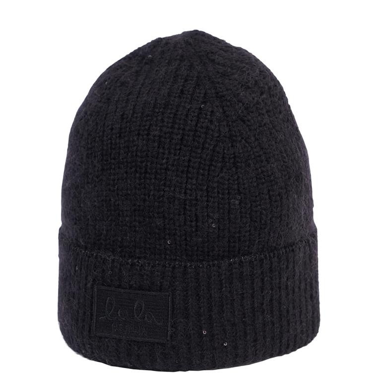 Lala Berlin Beanie Aveline, Black Sequins 